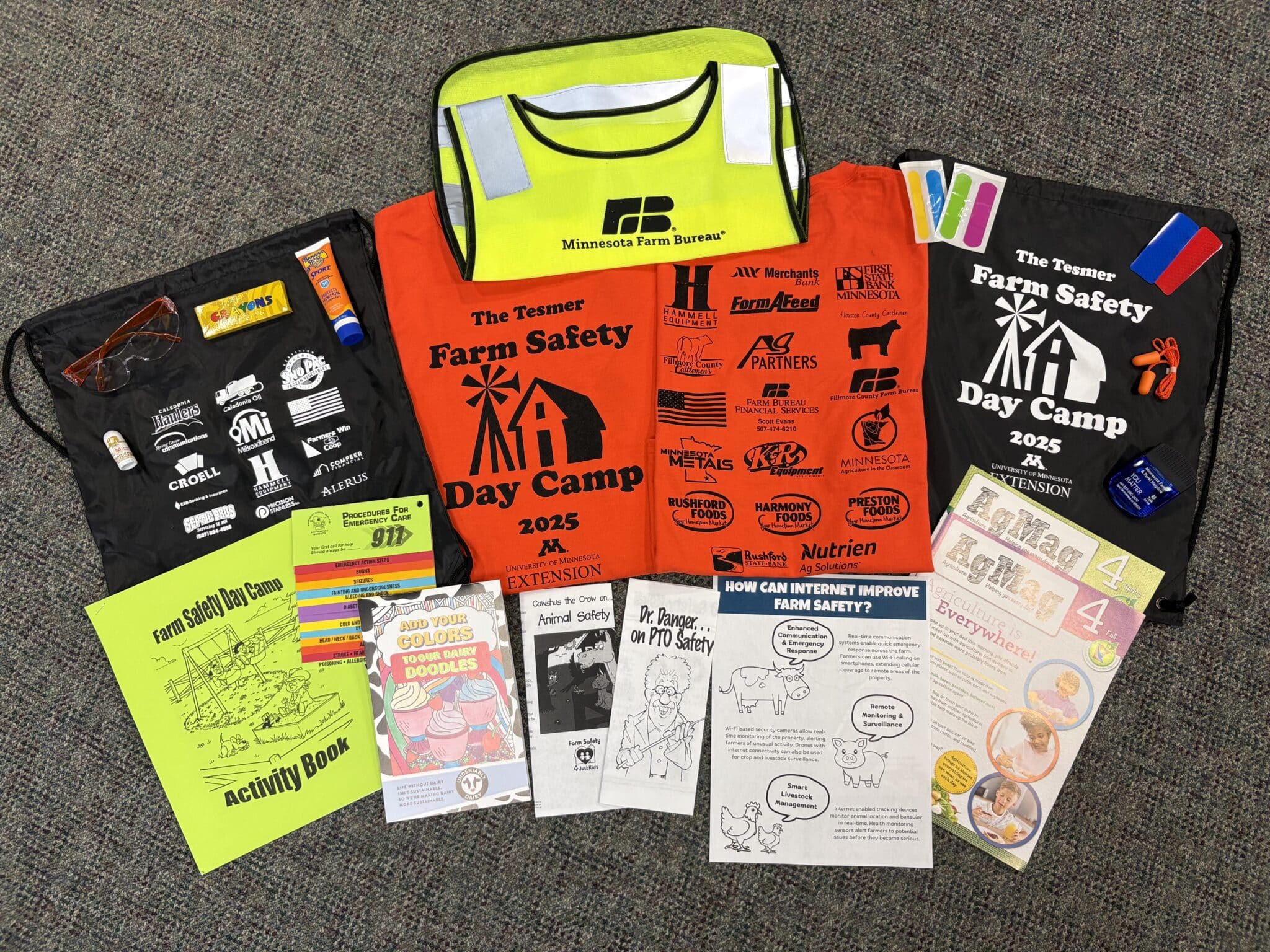 Tesmer Farm Safety Day Kits